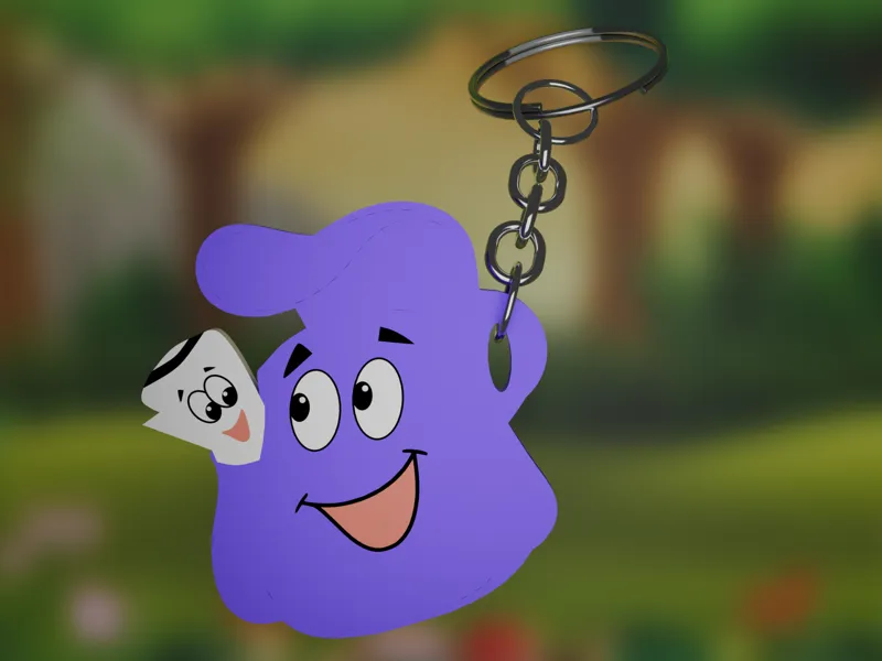 Dora's backpack keychain