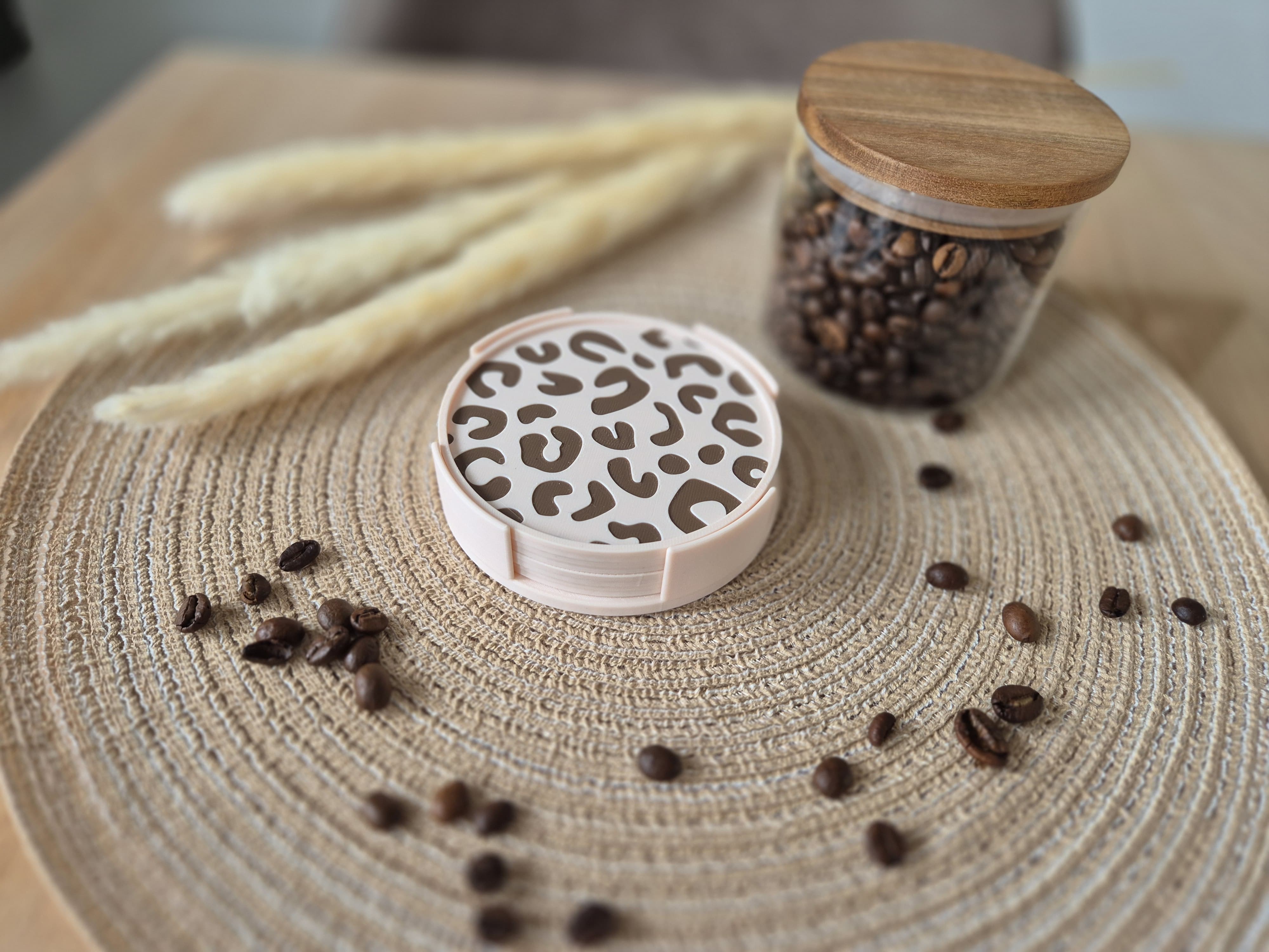 Miniatura 1 do modelo 3D Modern Coaster Set