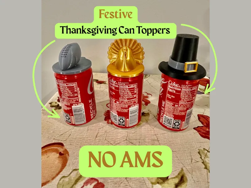 Thanksgiving Soda Can Cover Pack | NO AMS
