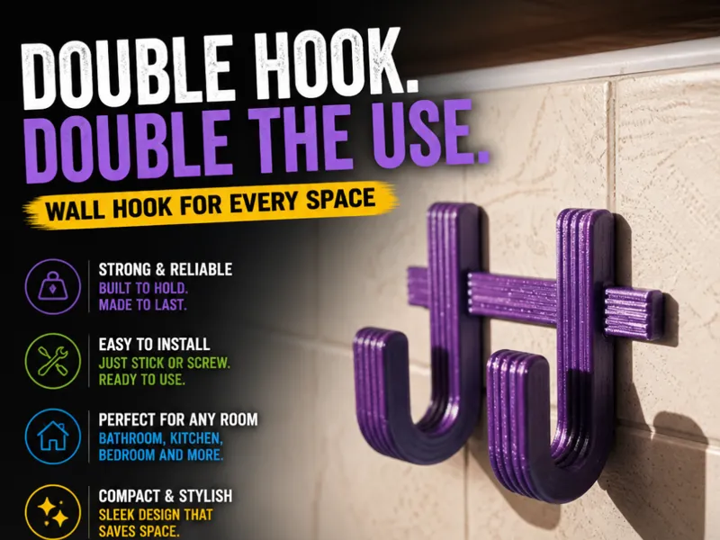 Double Hook – Small. Strong. Smart.