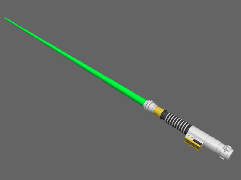 Luke Skywalker Collapsing Lightsaber (No AMS)