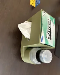 Support boîte de lingettes Kimtech avec porte-flacon — photo 2