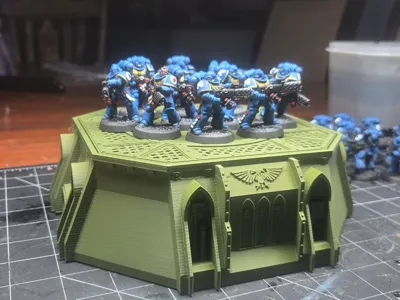 Nuclear Silo Sci-Fi Wargaming terrain 