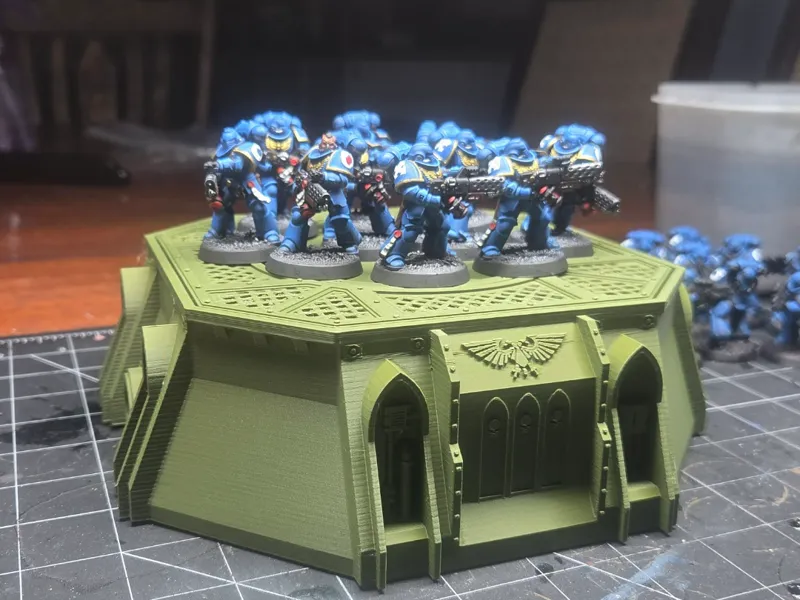 Nuclear Silo Sci-Fi Wargaming terrain 
