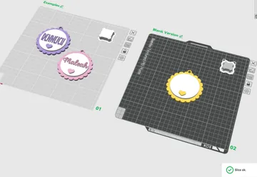 Llavero: Sweet Scalloped Custom/Personalised Keyring/Tag — vista de referencia 4