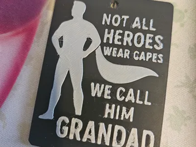 Hero Keyring - Grandad