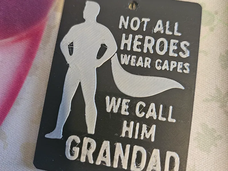 Hero Keyring - Grandad