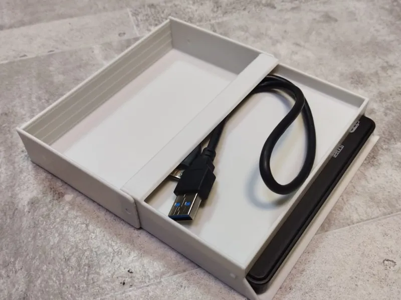 2.5" External HDD & Cable Storage Case