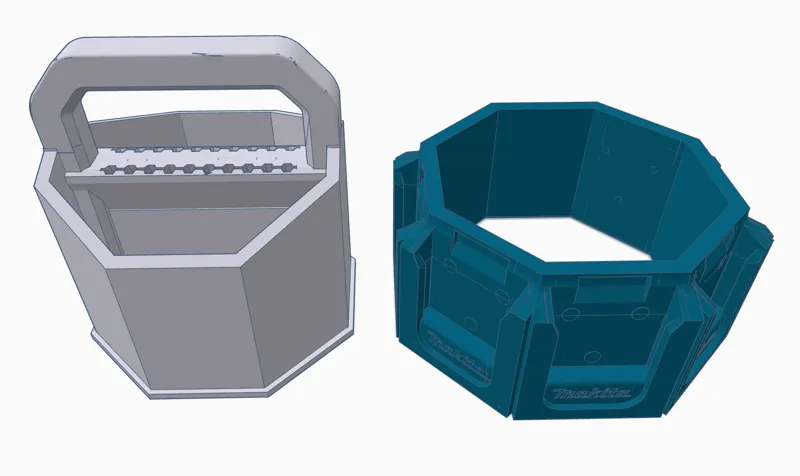 Makita Bit-n-Battery holder and storage v2