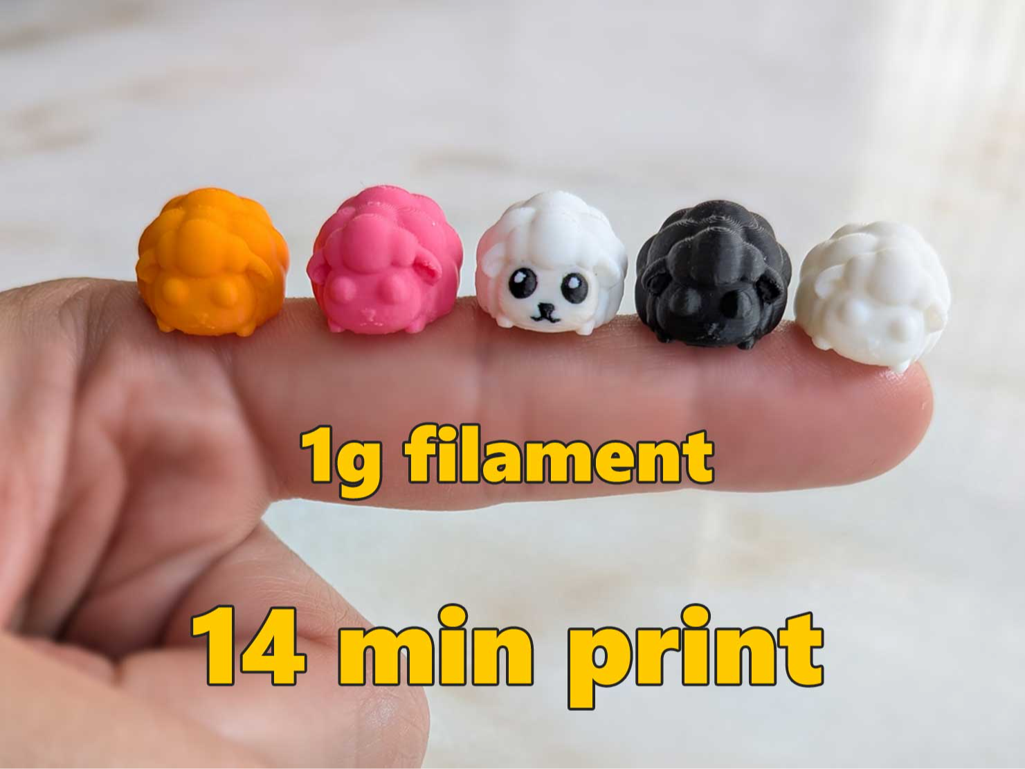 Miniatura 1 do modelo 3D Small Tiny Mini Micro Lamb