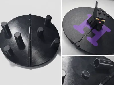 Foldable Drone Launch Landing Platform with Feet