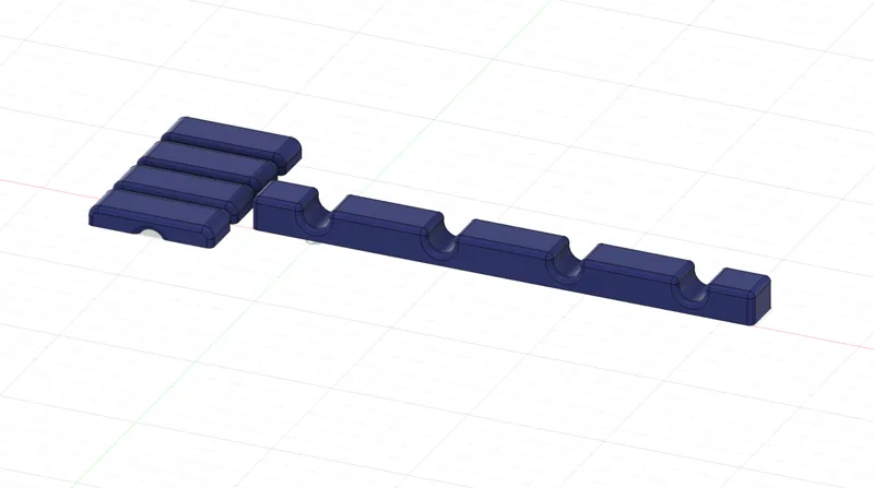 Cable holder with magnets