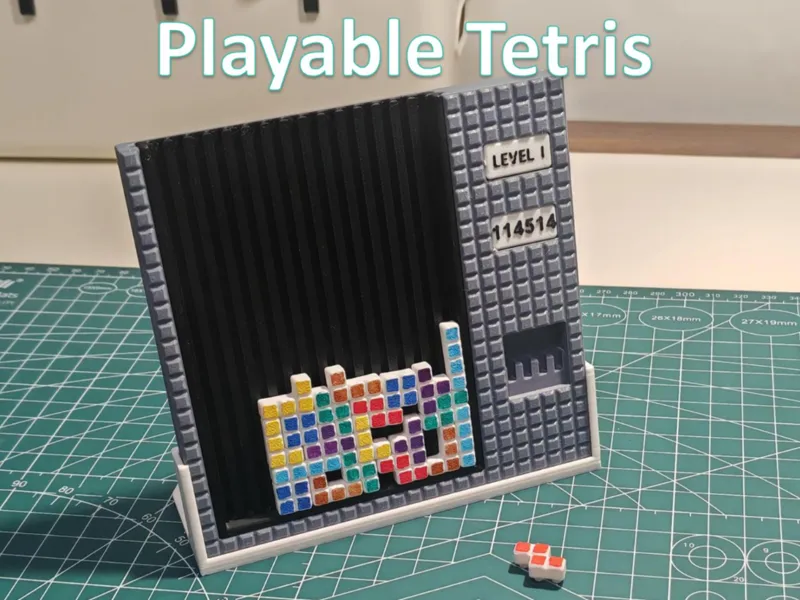 Playable Tetris 可动俄罗斯方块