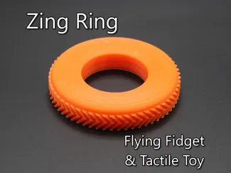 Zing Ring Flying Fidget & Tactile Toy