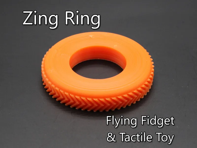 Zing Ring Flying Fidget & Tactile Toy