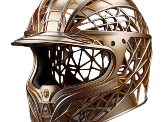 Capacete vazado