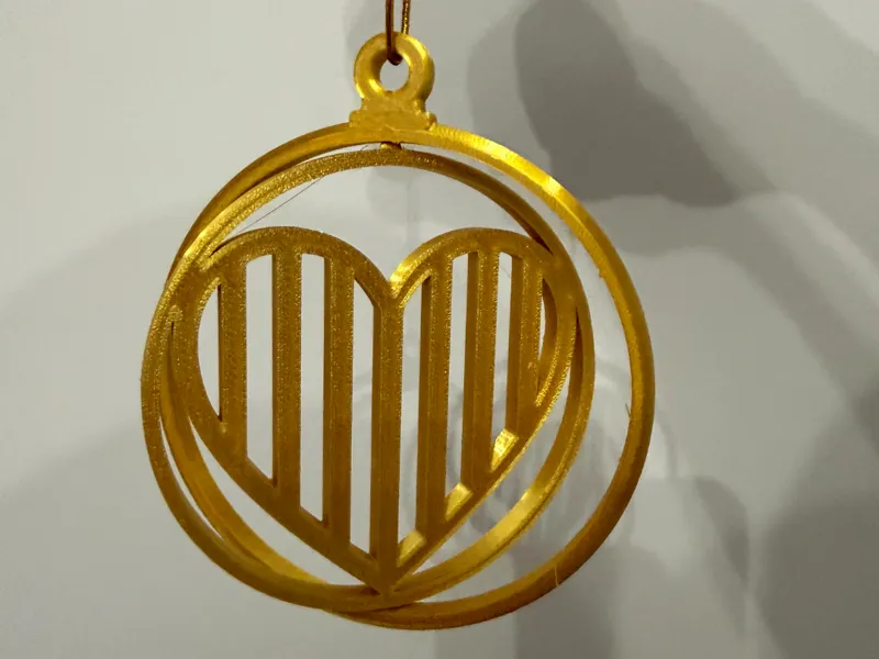 Heart Spinning Decoration