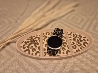 leopard tray