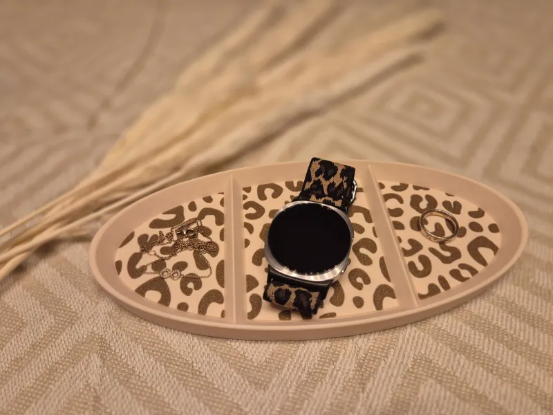 leopard tray