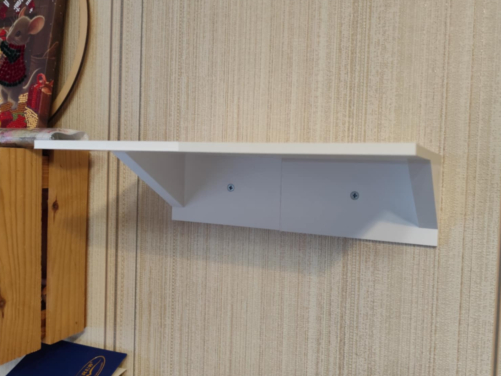 Large Wall Shelf - Printable in Two Parts