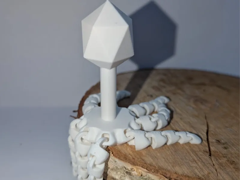 Bacteriophage OctoMorph, Articulated 8 legged, 20G
