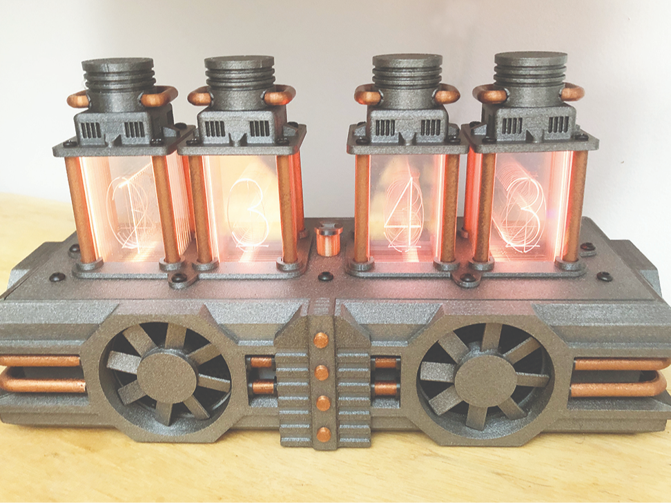 Steampunk Nixie Clock Remix
