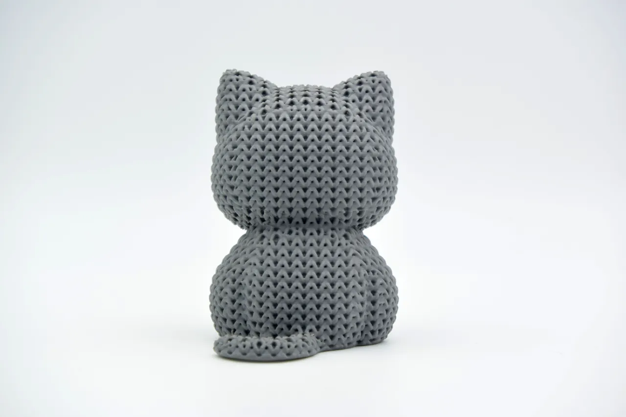 Knitted Cat view 3