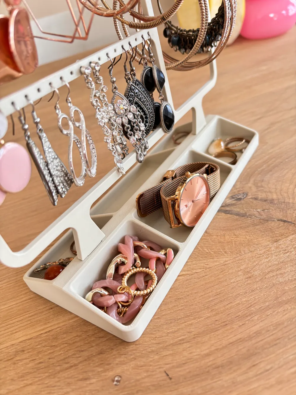 Earring organizer | Earring rack | Earring holder - Free 3D Print Model ...