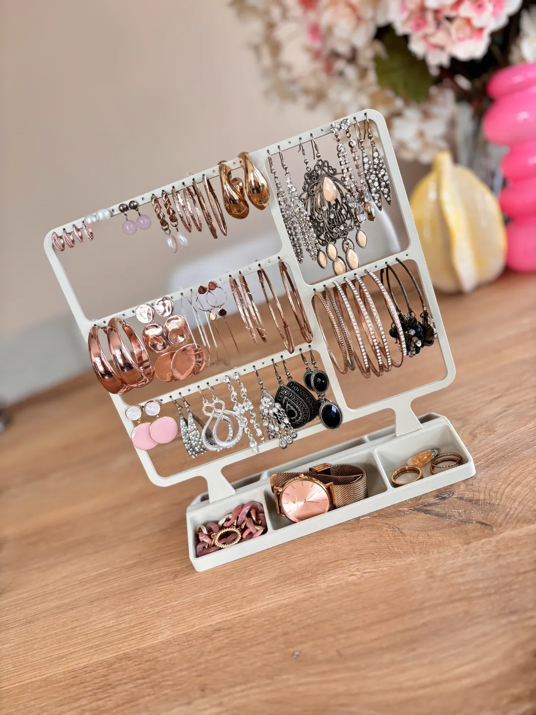 Earring organizer | Earring rack | Earring holder view 2