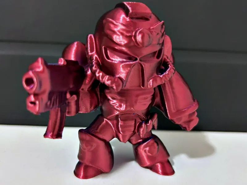 Chibi Space Soldier Figure