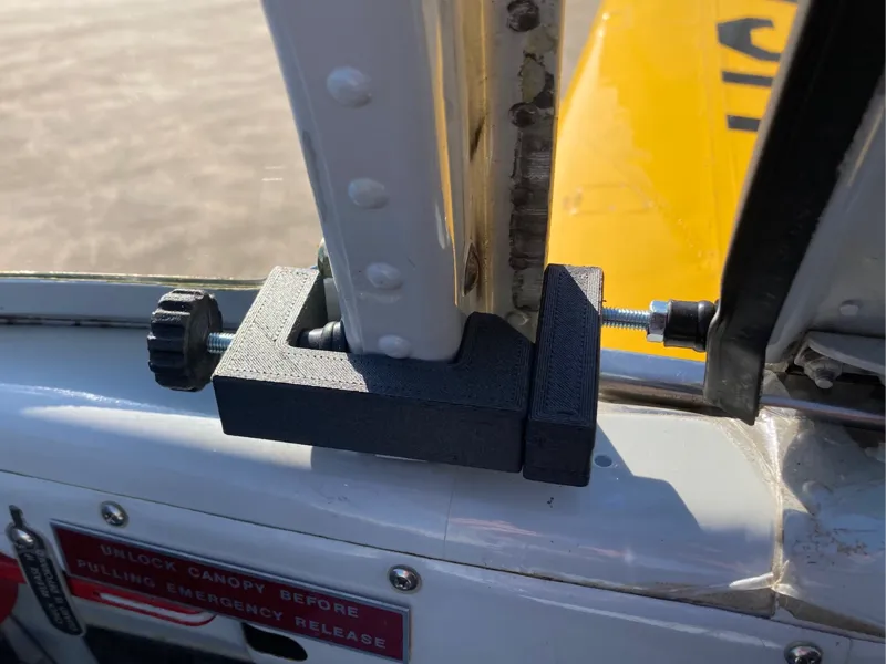 Beech T-34 Mentor Canopy Spacer Clamp