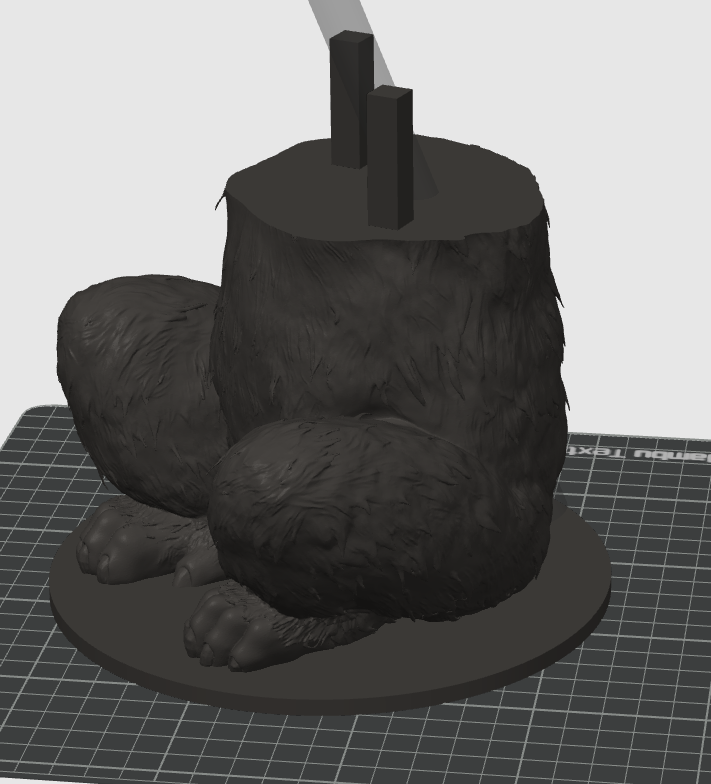Miniatura 2 do modelo 3D Monkey Eureka Design Lamp