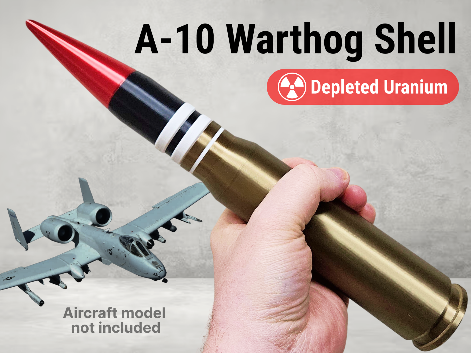 A-10 Warthog 30mm Depleted Uranium Round