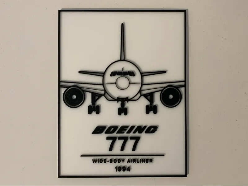 Boeing 777 poster