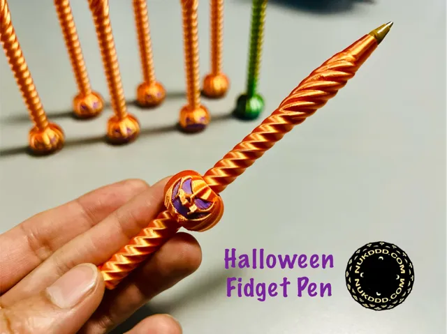 Fidget Pen Pumpkin edition