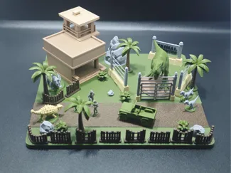 Jurassic-Park Diorama – „Primal Expedition“