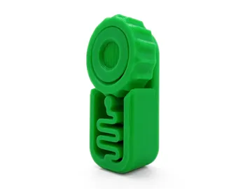 Objeto manipulable: Micro Wheel Clicker Fidget Toy (Print in Place) — vista de referencia 4