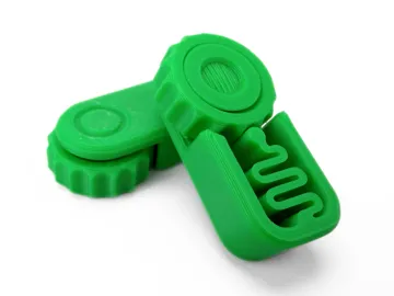 Objeto manipulable: Micro Wheel Clicker Fidget Toy (Print in Place) — vista de referencia 3