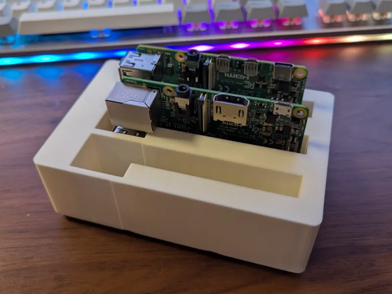 Raspberry Pi 3 & 4 holder for Gridfinity (2x3)