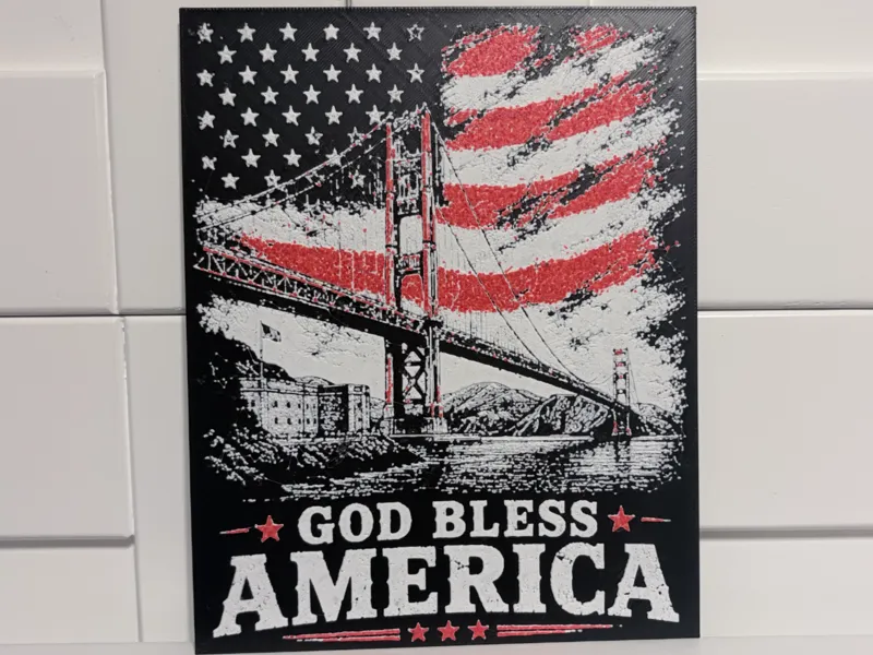 God Bless America – Golden Gate Bridge