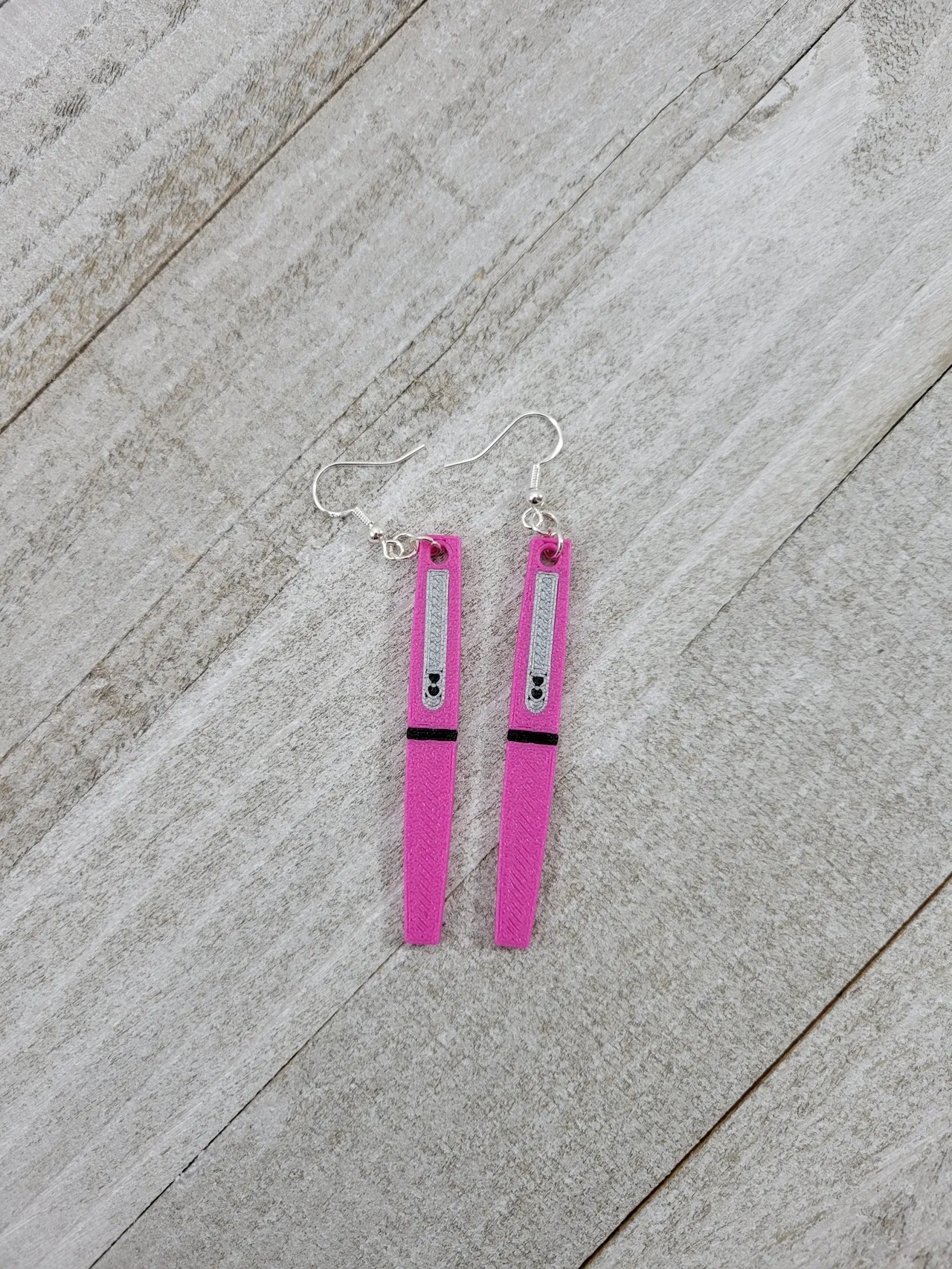 Flair Pen Earrings for Teacher Outfit of the Day view 3