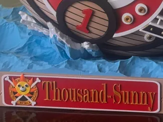 Thousand Sunny Plaque for ship model base/trim