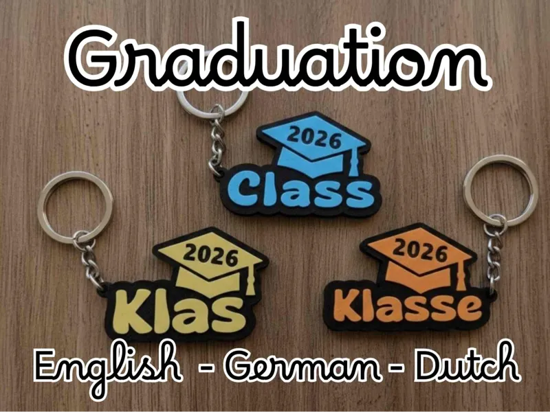 Keychain Class 2026 (English - Dutch en German)
