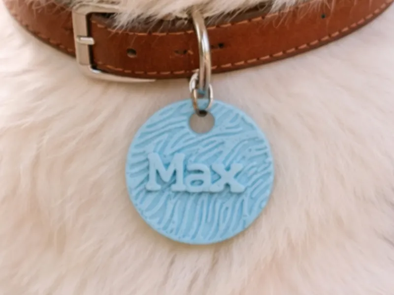 Personalized Round Dog Tag
