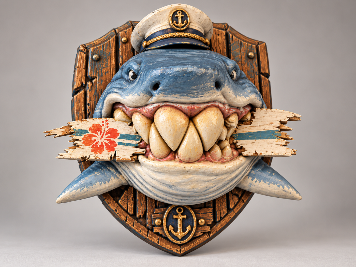 Stuart the Shark – Surfboard Wall Trophy - 1