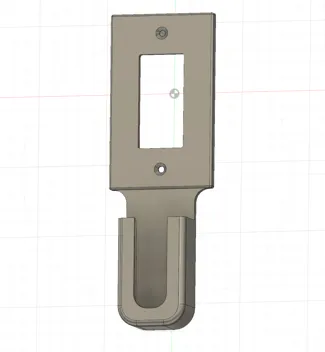 Decor Outlet Faceplate w/ Fan Remote Slot