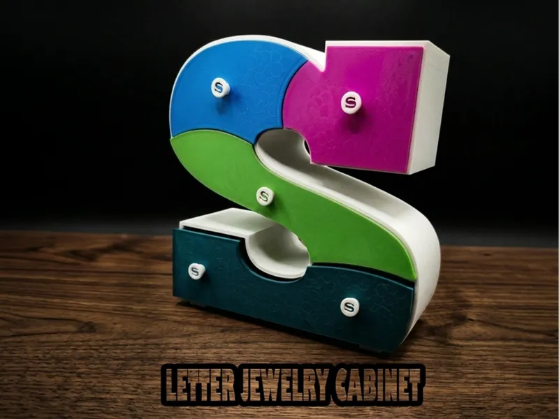 LETTER S JEWELRY CABINET