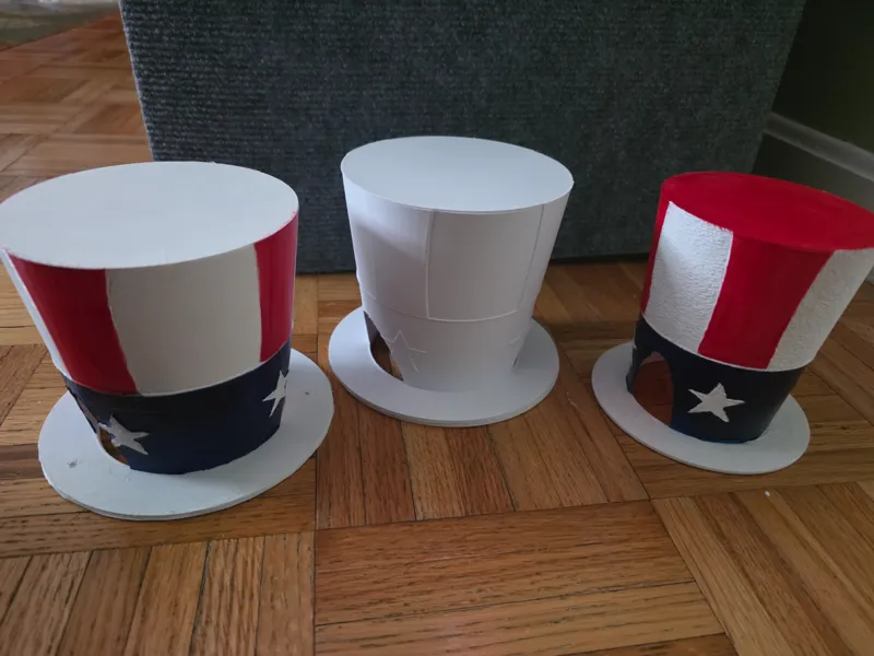 Uncle Sam 4th Of July Cat Pet Hat Wearable