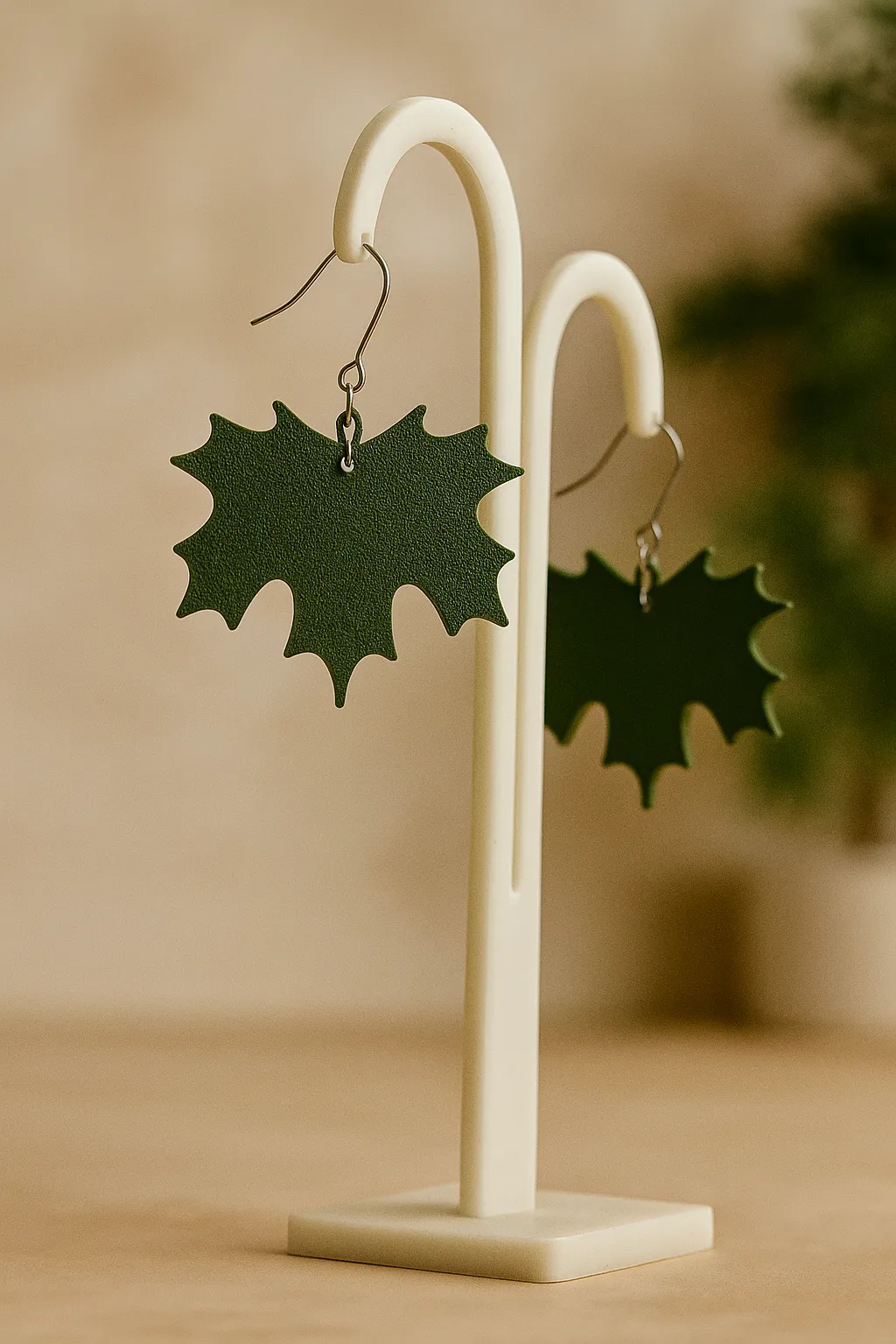 Leaf Earrings - No AMS view 3