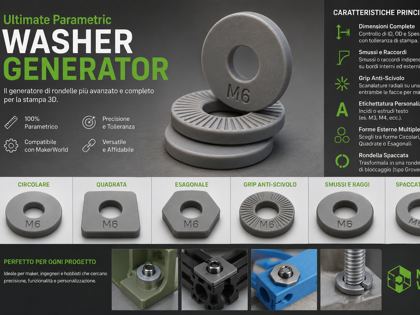 Ultimate Parametric Washer Generator